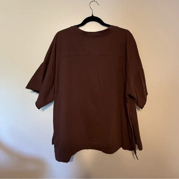 Free People Chocolate Brown Wide Leg Jumpsuit - Picture 10 of 11